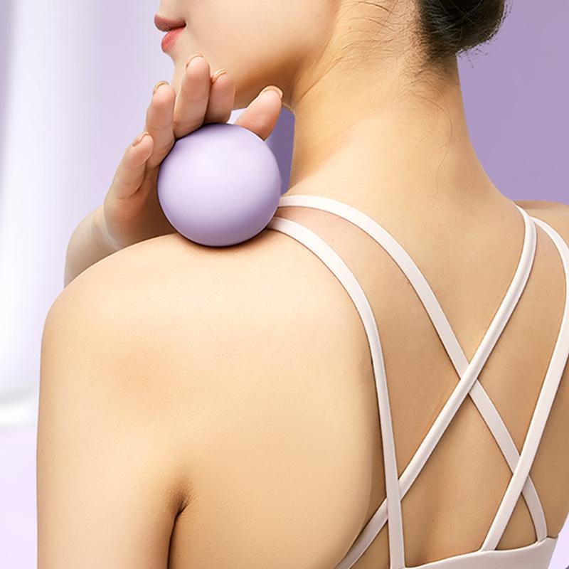 Pilates Ball Mini - ลูกบอลซิลิโคนขนาดเล็กสำหรับนวดกล้ามเนื้อและพังผืด อุปกรณ์ผ่อนคลายกล้ามเนื้อ นวดหลังและเท้า อุปกรณ์ฝึกนวด ลูกบอลสำหรับกีฬา ฟิตเนส
