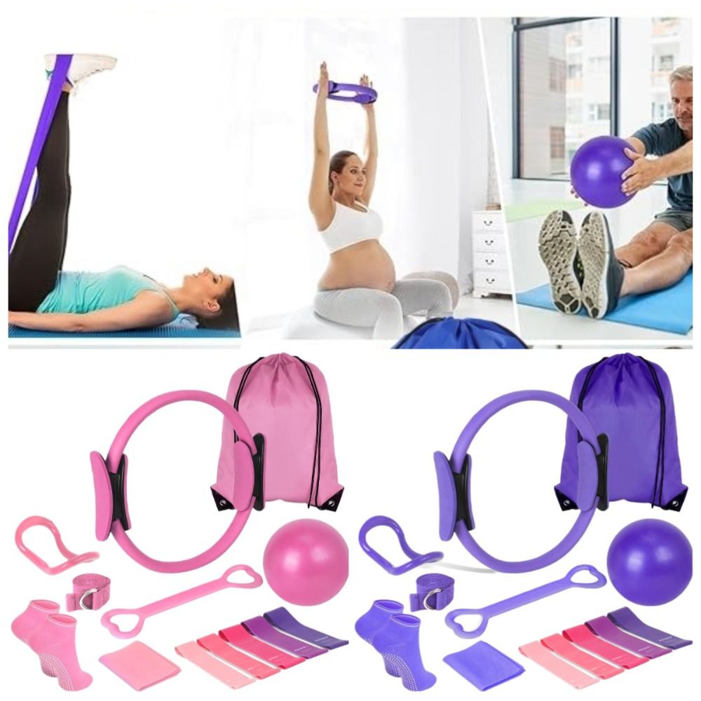 Pilates Yoga Weight Loss - ชุดลูกบอลพิลาทิสแบบพกพา 13 ชิ้น/ชุด สำหรับลดน้ำหนัก กระชับสัดส่วน โยคะ