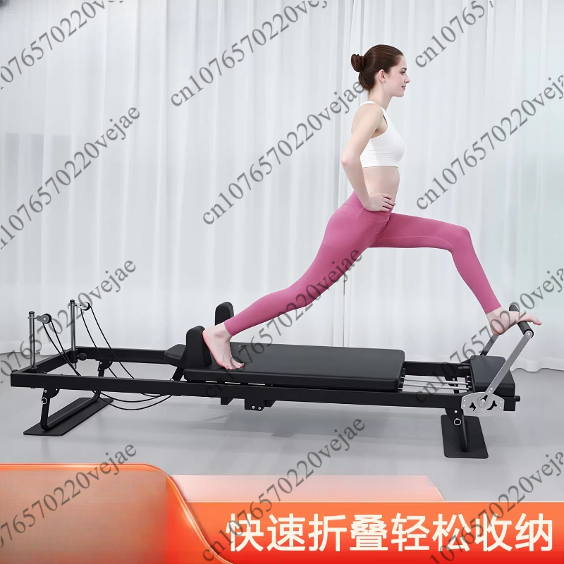 Pilates Yoga Weight Loss - เครื่องพิลาทิสแบบพับได้ขนาดใหญ่ อุปกรณ์ออกกำลังกายแกนกลางลำตัว เตียงโยคะสำหรับใช้ในบ้าน ลดน้ำหนัก วัสดุเหล็ก ABS
