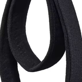 Pilates Ankle Strap - สายรัดข้อเท้าแบบยืดหยุ่นสำหรับโยคะและพิลาทิส 1 ชิ้น พร้อมห่วงคู่ อุปกรณ์เสริมสำหรับการออกกำลังกาย สายยืดต้านแรงแบบยืดหยุ่น