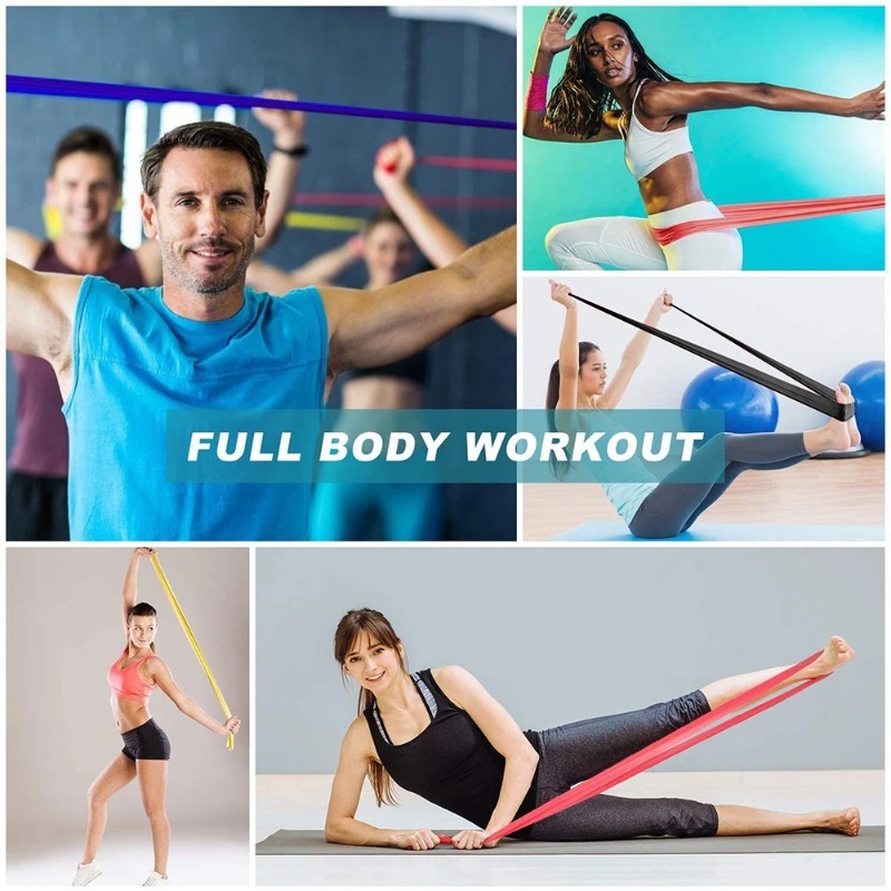 ยางยืดออกกำลังกายจากน้ำยางธรรม - Home Pilates Yoga บทวิจารณ์และราคา