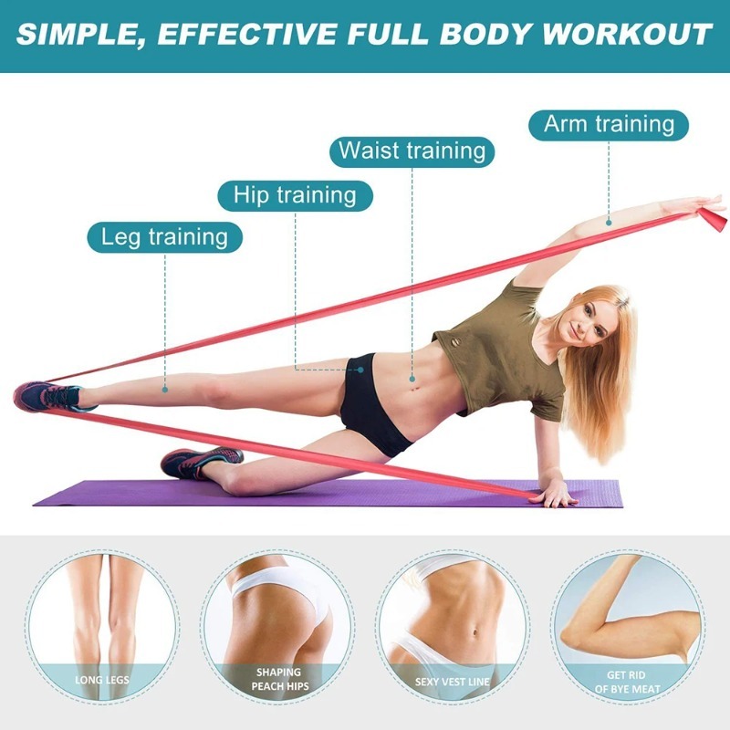 ยางยืดออกกำลังกายจากน้ำยางธรรม - Home Pilates Yoga บทวิจารณ์และราคา