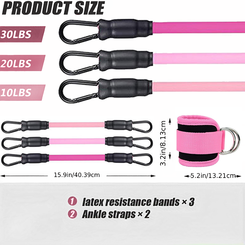 สายรัดข้อเท้าความต้านทานวงดนตร - Pilates Ankle Strap บทวิจารณ์และราคา