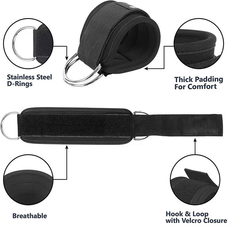 สายรัดข้อเท้าความต้านทานวงดนตร - Pilates Ankle Strap บทวิจารณ์และราคา