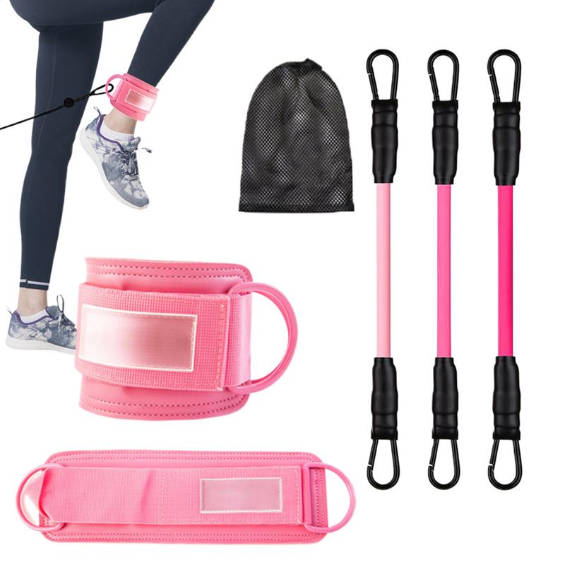 แถบต้านทานข้อเท้าพร้อมข้อมือพิ - Pilates Ankle Strap บทวิจารณ์และราคา