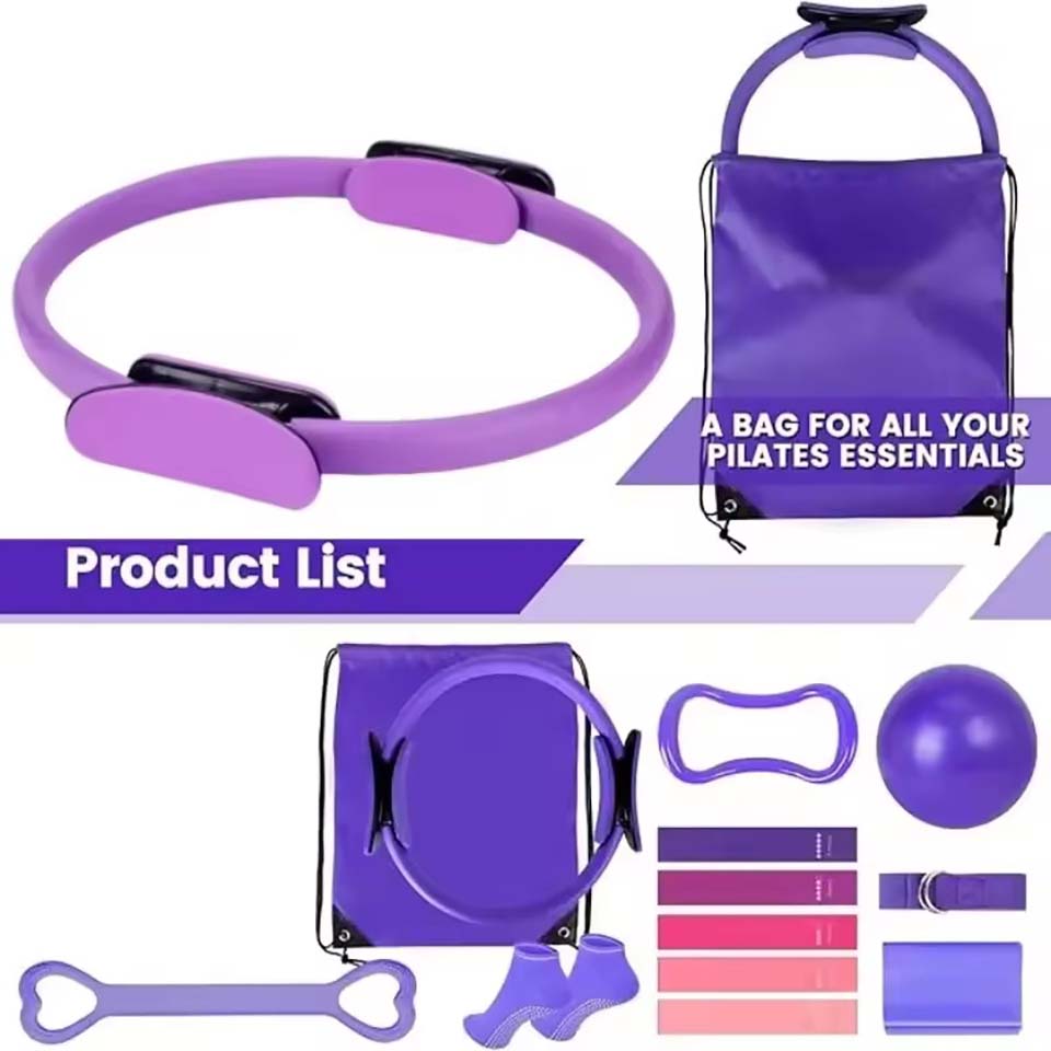 13 ชิ้น/เซ็ต ชุดวงกลมโยคะ ชุดบ - Pilates Yoga Weight Loss บทวิจารณ์และราคา