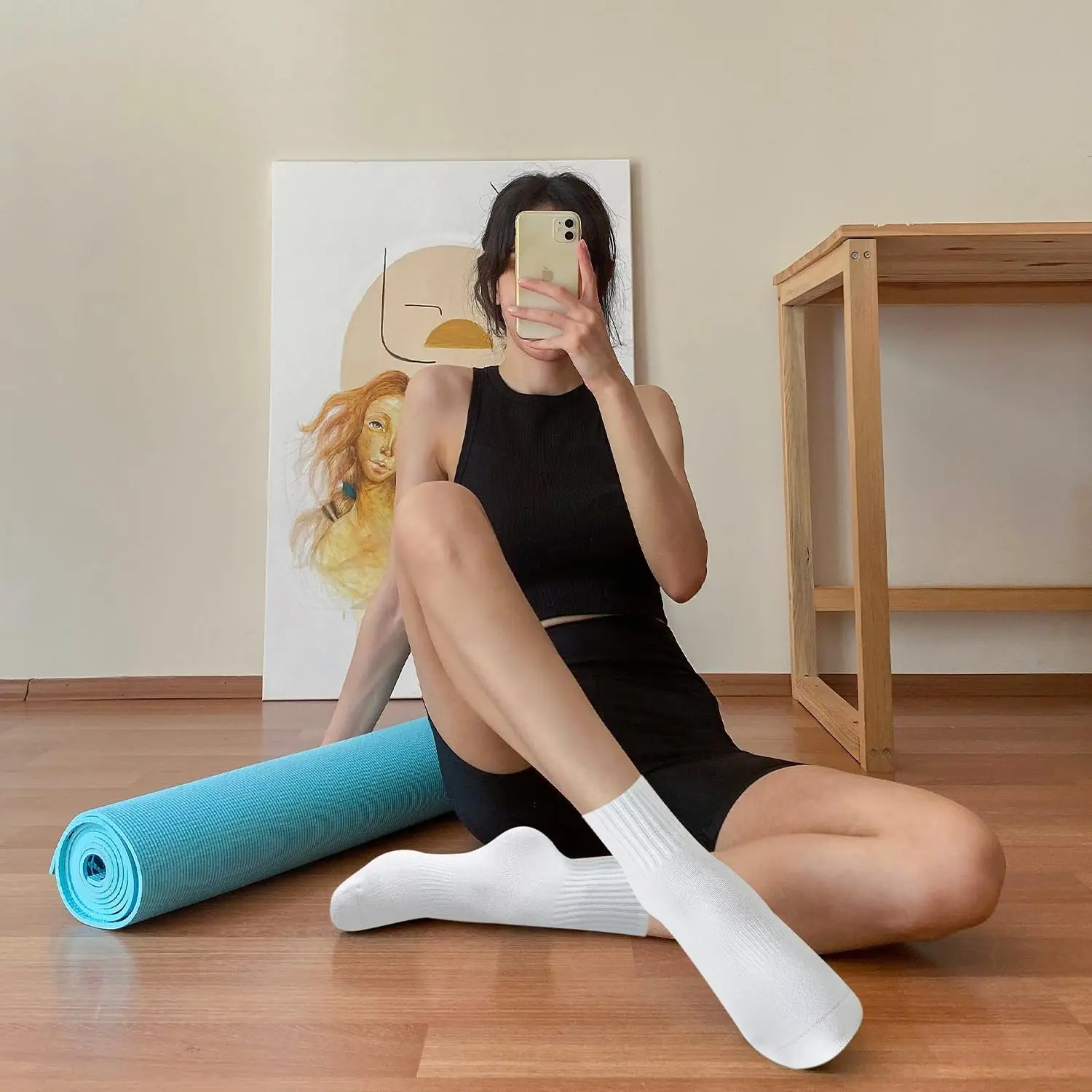 ถุงเท้าโยคะสำหรับผู้หญิง 4 คู่ - Pilates & Yoga Wohlfühlen Forchheim บทวิจารณ์และราคา