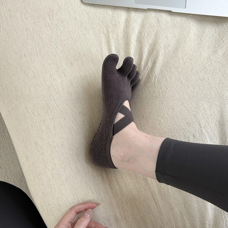 ถุงเท้าโยคะแบบไขว้สำหรับผู้หญิ - Home Pilates Yoga บทวิจารณ์และราคา