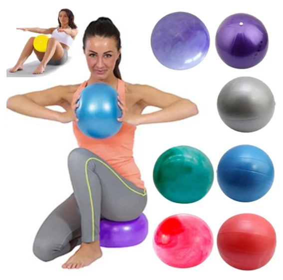 ลูกบอลออกกำลังกาย PVC ทรงกลมขน - Pilates Ball Mini บทวิจารณ์และราคา