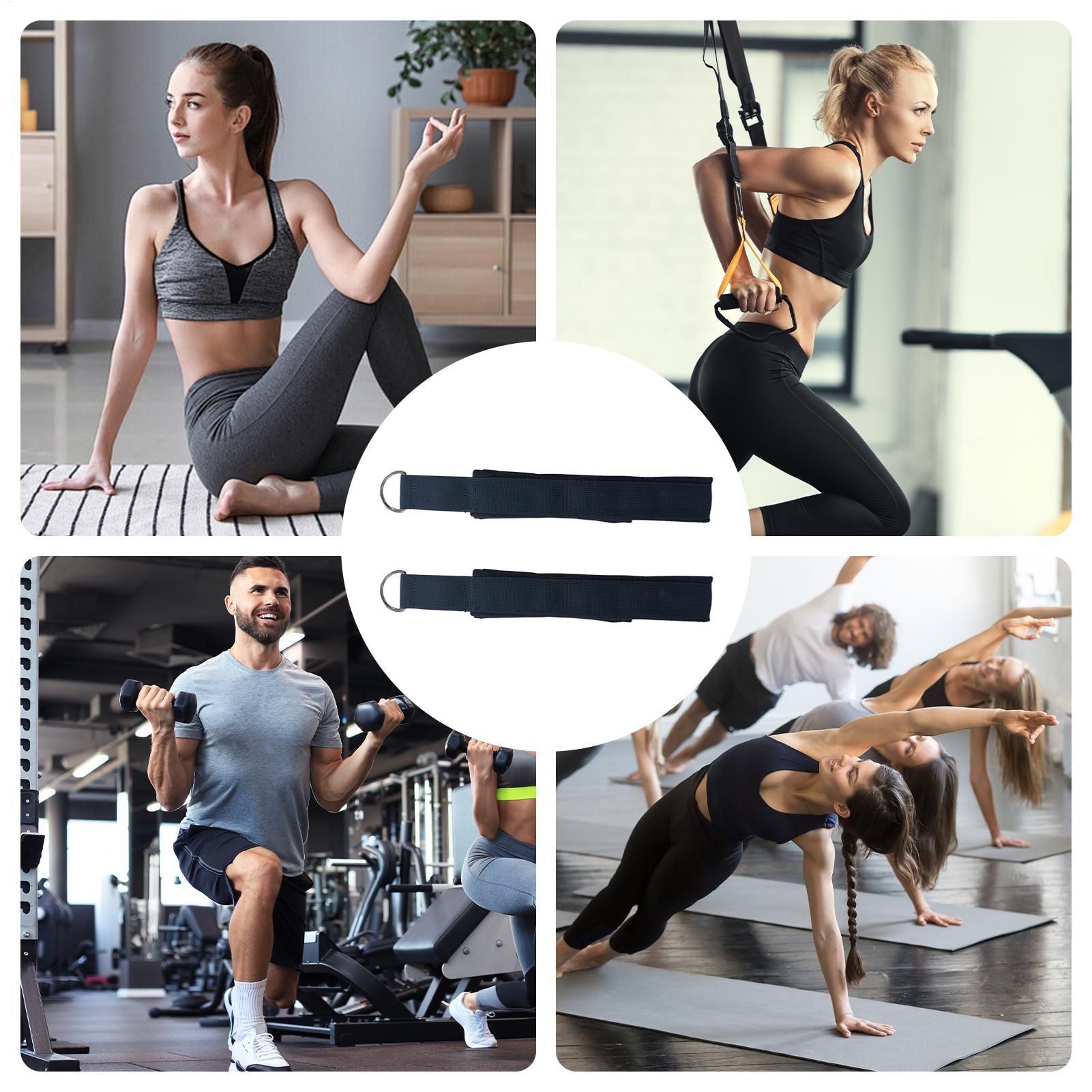 สายรัดยืดหยุ่นแบบวงแหวนคู่ อุป - Pilates Ankle Strap บทวิจารณ์และราคา