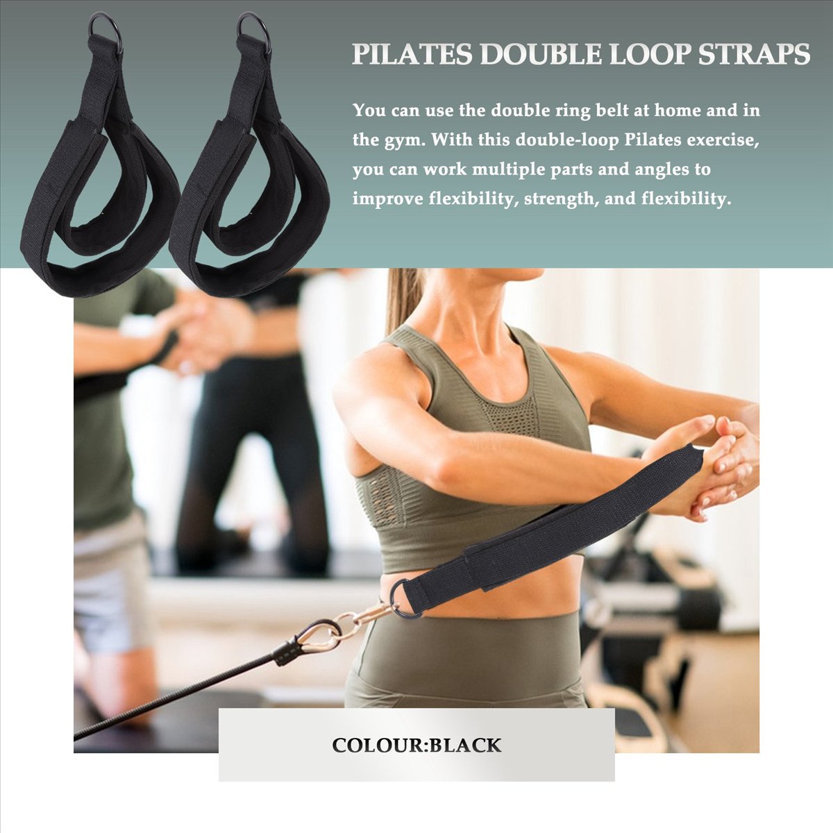 【สินค้าพร้อมส่ง】สายรัดพิลาทิสแ - Pilates Ankle Strap บทวิจารณ์และราคา
