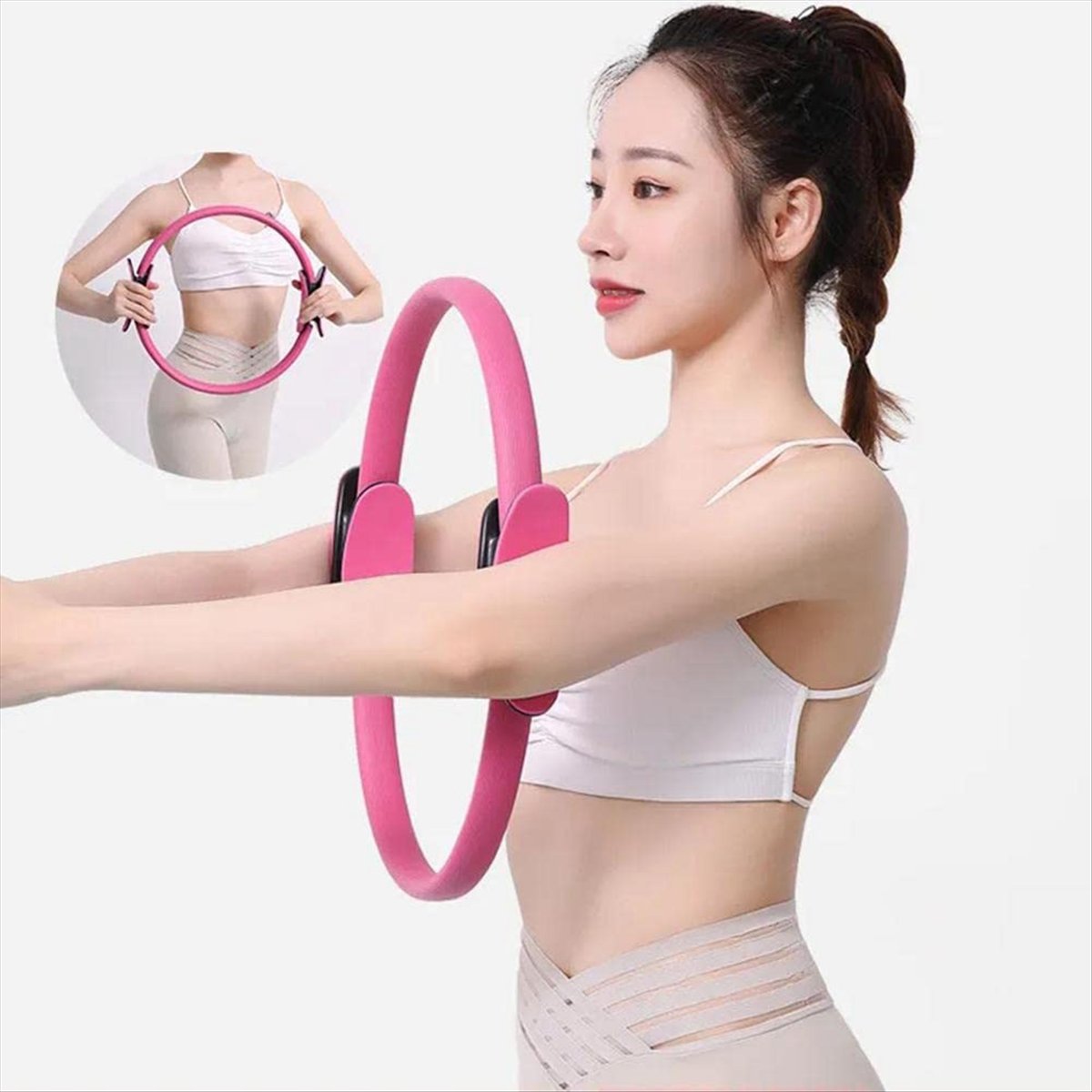 วงแหวนพิลาทิส ABPF สำหรับบริหา - Pilates Yoga Weight Loss บทวิจารณ์และราคา