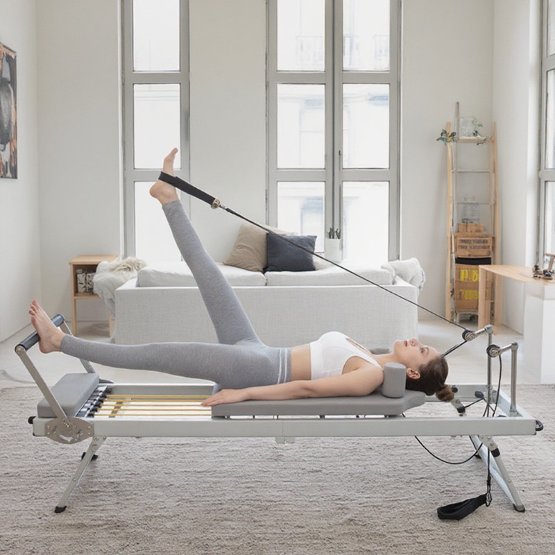 ขนาดใหญ่พับพิลาทิส Reformer อุ - Pilates Yoga Weight Loss บทวิจารณ์และราคา